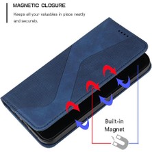 YH Market Realme 12 Pro 5g Cüzdan Kickstand Pu Deri Manyetik Kart Yuvaları Için Kılıf (Yurt Dışından)