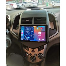 Conio Chevrolet Aveo 2012 Yıl Android Sürüm 13 Kablosuz Carplay Navigasyon Multimedya 9 Inç Ekran 4gb Ram 64GB Rom Hafıza