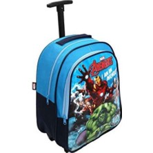 Zennur Çekçekli Ilkokul Avengers Suya Dayanıklı Ayarlanabilir Çift Bölme Çocuk Erkek Çanta