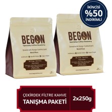 Begon Nord Kivu Nitelikli Filtre Kahve (Çekirdek) Tanışma Paketi 250G x 2 Adet