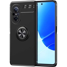 ZORE Huawei Nova 9 Se Kılıf Ravel Silikon Kapak-Siyah