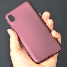 ZORE Galaxy A01 Core Kılıf Premier Silikon Kapak-Lacivert