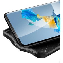 ZORE Huawei Mate 40 Pro Kılıf Niss Silikon Kapak-Kırmızı