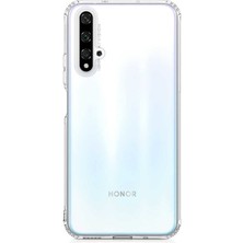 ZORE Huawei Nova 5t Kılıf Nitro Anti Shock Silikon-Renksiz