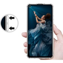 ZORE Huawei Nova 5t Kılıf Nitro Anti Shock Silikon-Renksiz