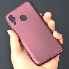 ZORE Galaxy A40 Kılıf Premier Silikon Kapak-Kırmızı