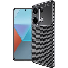 ZORE Xiaomi Redmi Note 13 Pro 4g Kılıf Negro Silikon Kapak-Siyah