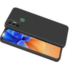 Case World Tecno Spark 7t Kapak Içi Kadife Kamera Korumalı Lansman Silikon Kılıf - Petrol Mavisi