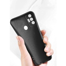 Case World Tecno Spark 7t Kapak Içi Kadife Kamera Korumalı Lansman Silikon Kılıf - Petrol Mavisi