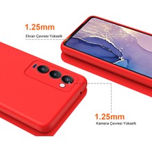 Case World Tecno Camon 18P Kapak Içi Kadife Kamera Korumalı Lansman Silikon Kılıf - Siyah