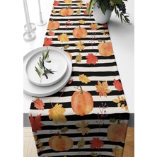 Bertille Home Sonbahar Serisi 140X40 cm Dijital Baskılı Runner (Halloween Autumn)