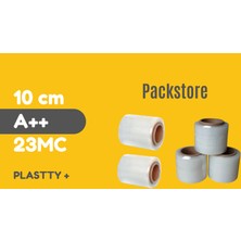 PLASTTY  Palet Streç Mini Ebat 10 cm 23 Micron 300 metre 8 adet