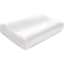 Tekno Trust Yüzde Yüz Pamuk Ipekçe Ortopedik Visco  Yastık  40*60*12CM 650 + gr Hava Geçirgen Beyaz 30 Derecede