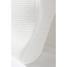 Tekno Trust Yüzde Yüz Pamuk Ipekçe Ortopedik Visco  Yastık  40*60*12CM 650 + gr Hava Geçirgen Beyaz 30 Derecede