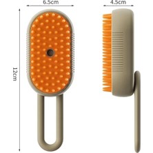 Hobipolive Saplı Su Püskürtmeli Kedi Köpek Fırçası Masaj Etkili Tüy Toplama Tarağı