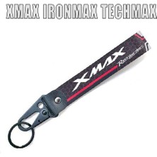 Ysg Xmax Techmax Ironmax Anahtarlık Tekstil Karabinalı Xmax Logo Baskılı