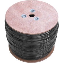 Angel Of Life Powermaster 23 Awg 0.56 mm 305 Metre Cca Double Jack Dış Ortam Cat6 Kablo (Siyah)