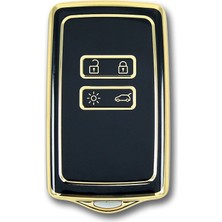 Satışmax Renault Megane 4 Dacia Kadjar Clio Beş Uyumlu 4 Buton Nano Kumanda Kılıfı 1.kalite