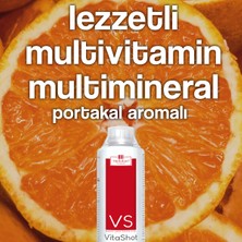 Hellobari Formula Vitashot 840 Ml. | Multivitamin & Multimineral | Portakal Aromalı | 28 Porsiyon