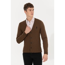 U.S. Polo Assn. Erkek Coconut Triko Hırka 50253442-VR153