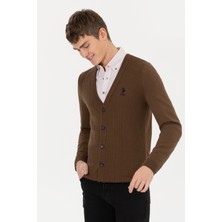 U.S. Polo Assn. Erkek Coconut Triko Hırka 50253442-VR153