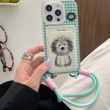 Lucentia Store Kart Kılıfı ve Ipi ile Doodle Puppy Telefon Kılıfı (Yurt Dışından)