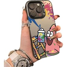 Lucentia Store Renkli Gümüş ve Siyah Patrick Graffiti Telefon Kılıfı (Yurt Dışından)