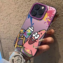 Lucentia Store Renkli Gümüş Mor Patrick Graffiti Telefon Kılıfı (Yurt Dışından)