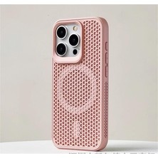 Lucentia Store iPhone 14 Honeycomb Soğutma Mesh Manyetik Şarj Kılıfı (Yurt Dışından)