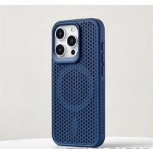 Lucentia Store iPhone 15 Honeycomb Soğutma Mesh Manyetik Şarj Kılıfı (Yurt Dışından)