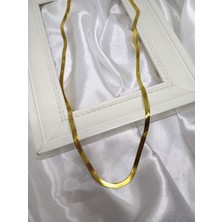 Rosa Juliet Jewelry Kadın Gold Renk  316L Çelik Kararma Yapmayan 60 cm Italyan Zincir Kolye