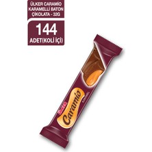 Ülker Caramio Karamelli Baton Çikolata 32 gr 144'lü
