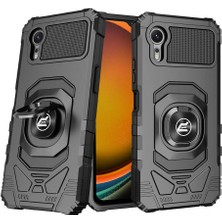 Galaxy Xcover 7 Pro Kılıf Zore Vega Blok Kapak-Siyah