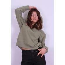 Loft Kadın Sweatshirt Haki LF2033675