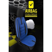 Jet Garaj Ford Focus 2.5 Uyumlu Koltuk Kılıfı Mirage Serisi - Mavi