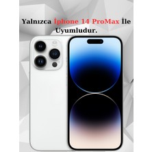 Iphone 14 Promax Uyumlu Sert Silikon Magsafe Özellikli Metal Kamera Çerçeve ve Metal Tuşlu Kılıf