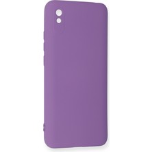 Xiaomi Redmi 9A Kılıf Içi Kadife Lansman Kapak - Mor