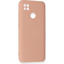 Xiaomi Redmi 9c Kılıf Içi Kadife Lansman Kapak - Pudra