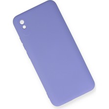 Xiaomi Redmi 9A Kılıf Içi Kadife Lansman Kapak - Lila