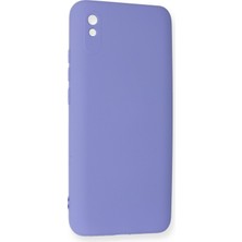 Xiaomi Redmi 9A Kılıf Içi Kadife Lansman Kapak - Lila