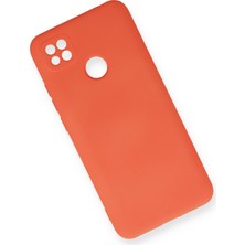 Xiaomi Redmi 9c Kılıf Içi Kadife Lansman Kapak - Turuncu