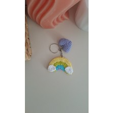 Gonulella Amigurumi Gökkuşağı Anahtarlık /çantaaksesuarı