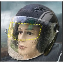 Motorsiklet Kaskı Için Yağmur Kaydırıcı