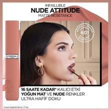 L'Oréal Paris Infaillible Matte Resistance Likit Mat Ruj - 645 Crush Alert