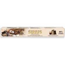 Sirius Kahve Sirius Premium Hindistan Cevizi Aromalı Kapsül Kahve (Nespresso Uyumlu) - 10 adet