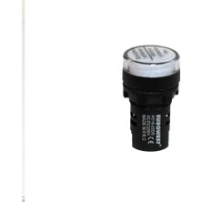 EUROWEST LS-220V-B 22MM Beyaz LED Sinyal Lambası
