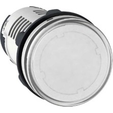 Schneider Electric Yuvarlak Pilot Işığı Ø 22 - Renksiz - Entegre LED - 24 V - Vida Kelepçe Terminali XB7EV07BP