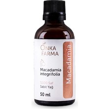 Onka Farma Macadamia (Makademya) Yağı %100 Saf Soğuk Sıkım