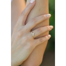 ÇGK KUYUMCULUK Taşlı Altın Yüzük CGKYZK0234