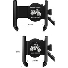 Boğaziçi Alüminyum Telefon Tutucu Ayarlanabilir Ayna Bağlantılı